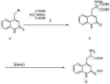 Reaction scheme comparing prior art hydrolysis with the improved synthetic route