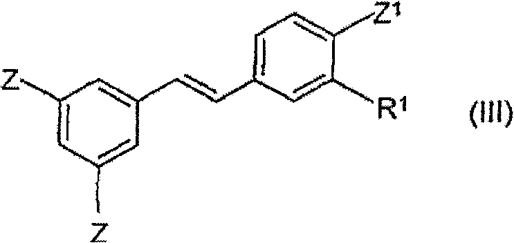 General reaction scheme showing the Heck coupling between protected vinylbenzene and aryl halide to form stilbene derivatives