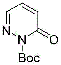 Comparative example showing failure of unprotected pyridazin-3-one substrate
