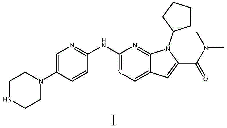 Chemical structure of Ribociclib (Kisqali), a CDK4/6 inhibitor