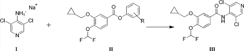 Synthesis of the activated ester intermediate via acylation of substituted phenols with benzoyl chloride