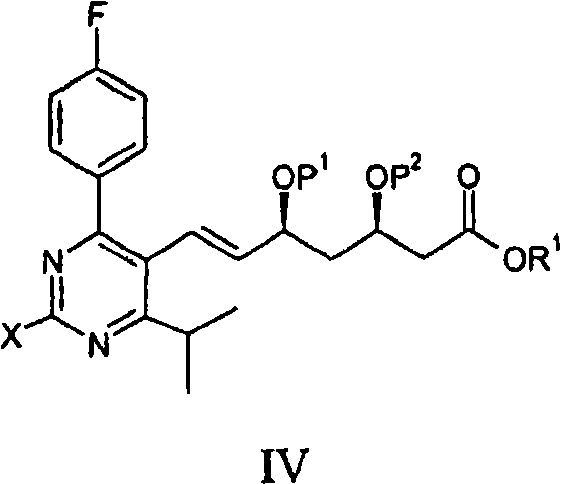 Structure of Formula IV intermediate resulting from the Heck coupling reaction