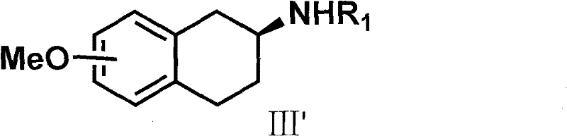 Structure of the key chiral intermediate Formula III' essential for high optical purity