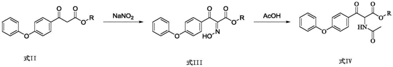 Detailed reaction scheme for Step S1 showing nitrosation and acetylation