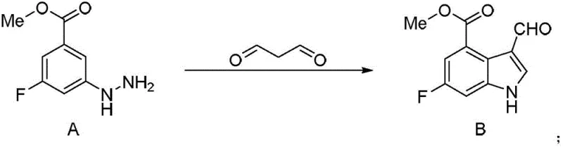 Novel Fischer indole synthesis route showing mild aqueous conditions