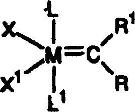 General formula of the high activity ruthenium and osmium carbene compounds disclosed in the patent