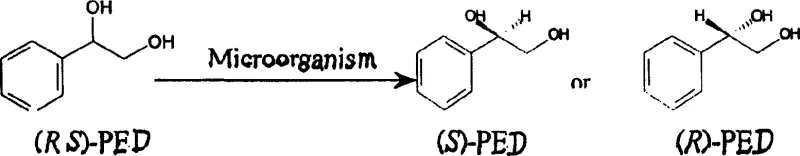 Microbial stereoselective transformation of racemic phenylethanediol to optical pure (S)-phenylglycol