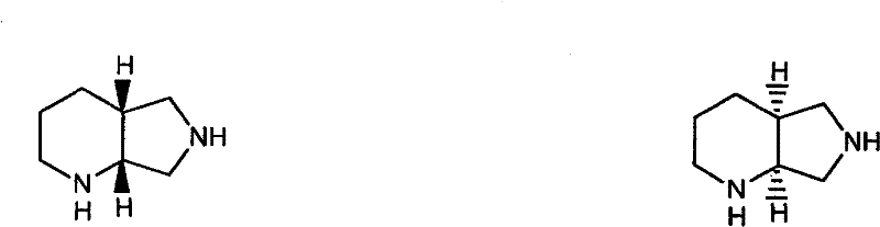 Chemical structures of (S,S) and (R,R) enantiomers of 2,8-diazabicyclo[4.3.0]nonane