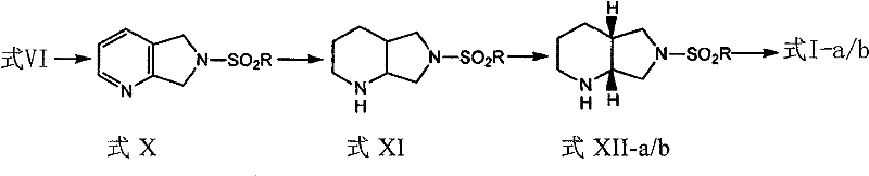 Novel four-step synthesis route using sulfonamide masking strategy