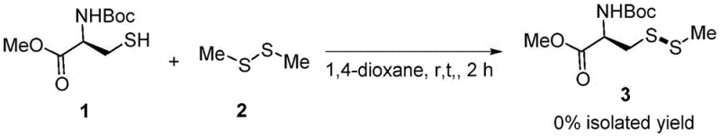 Comparative experiment showing 0% yield without NBS promoter