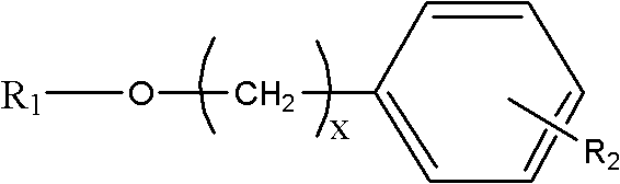 General chemical structure of salidroside analogues showing variable sugar and aromatic substituents