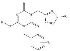 Structure of Formula (II) reactant used in the condensation reaction