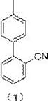 Chemical structure of Sartanbiphenyl (2-cyano-4'-methyl biphenyl)