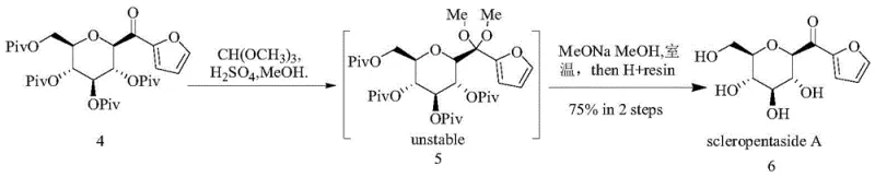 Mechanism showing ketal protection prevents elimination by-product formation