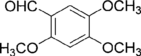 Structure of starting material 2,4,5-trimethoxybenzaldehyde