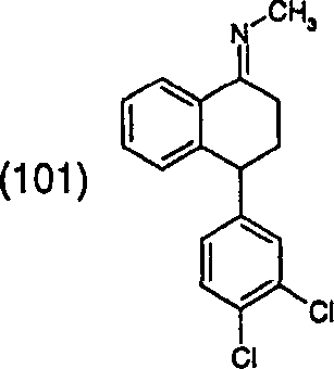 Chemical structure of Sertraline Imine (Formula 101), a key pharmaceutical intermediate