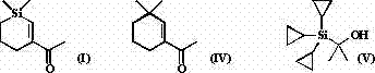 Comparison of Sila-Dehydroherbalone structure with Dehydroherbac and alpha-silyl alcohol precursors