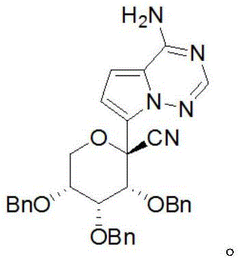 Structure of the protected intermediate Compound 6 prior to deprotection