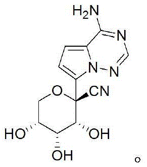 Structure of the novel six-membered ring nucleoside Compound 7