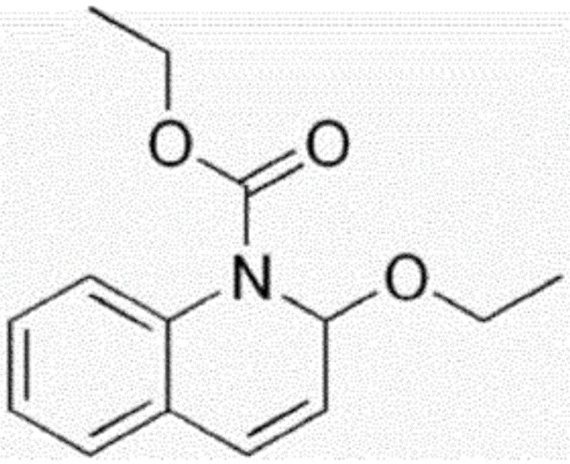 Reaction scheme showing EEDQ activation of deoxycholic acid and coupling with sodium taurate