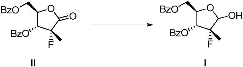 Novel reduction reaction of Formula II to Formula I using Lewis Acid and Borohydride