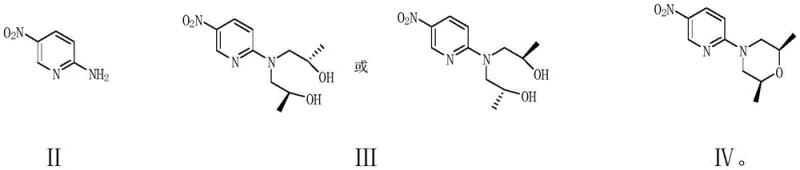 Reaction mechanism showing ring-opening of propylene oxide and subsequent cyclization to morpholine