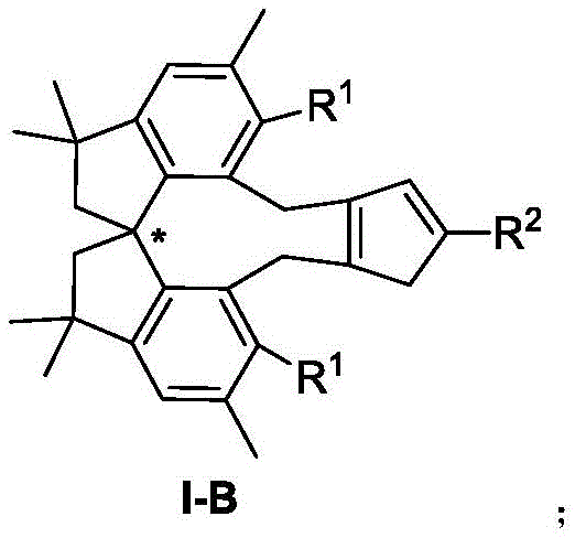 General structure of the rhodium complex featuring the spiroindane cyclopentadienyl ligand coordinated to the Rh metal center