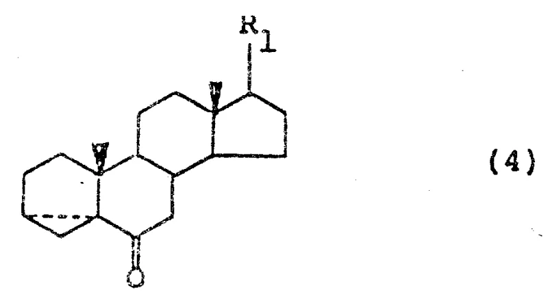 Structure of the key ketone intermediate Formula 4 prior to final dehydration