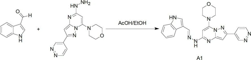 Downstream application of Indole-3-carbaldehyde in synthesizing immunologically active Compound A1