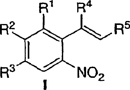 General Formula I structure showing substituent diversity for indole synthesis
