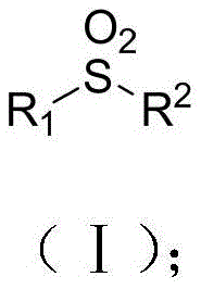 General structure of sulfone compounds (Formula I) synthesized via the novel radical coupling method