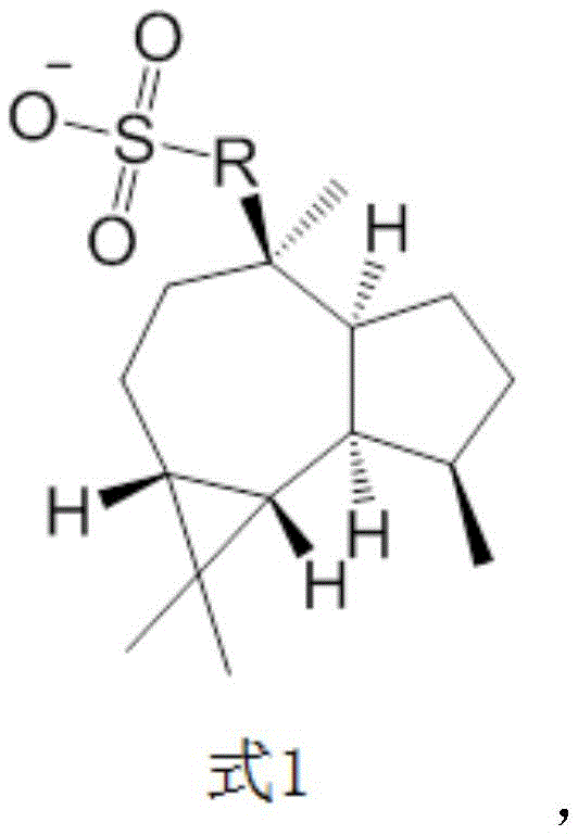General chemical structure of the sulfonium salt photoacid generator anion showing the trumpet-shaped tea alcohol core