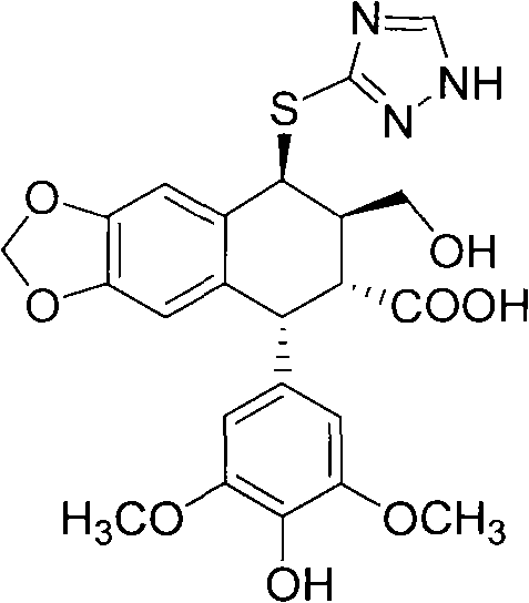 General chemical structure of Formula II showing acid derivative variant
