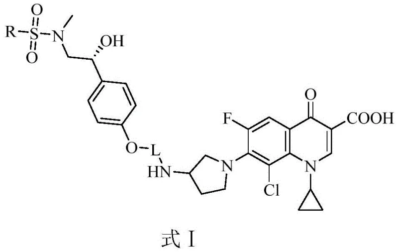 General structural formula of Synephrine sulfonylated derivatives (Formula I) showing the core scaffold and variable R groups