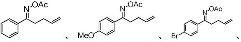Structural diversity of gamma,delta-unsaturated oxime ester substrates used in the synthesis