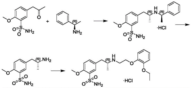 Conventional synthesis route using hydrogen gas and heavy metal catalysts