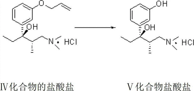 Reaction scheme showing the mild hydrogenolytic deprotection of the allyl group to form the key phenol intermediate