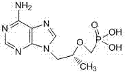 Chemical structure of the persistent Tenofovir monoester impurity (III)