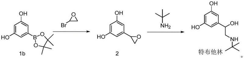 Streamlined Suzuki coupling route for Terbutaline synthesis avoiding protection groups
