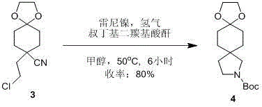 Raney nickel catalyzed hydrogenation and cyclization mechanism