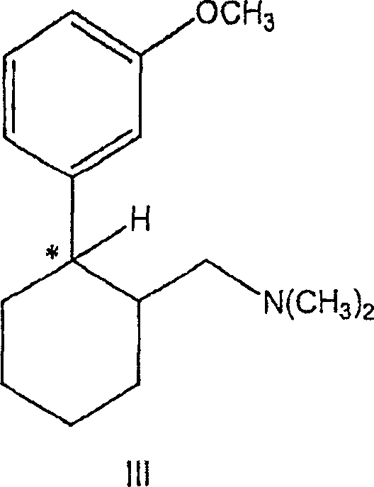 Hydrogenation reaction converting Formula I chloride to Formula III amine derivative