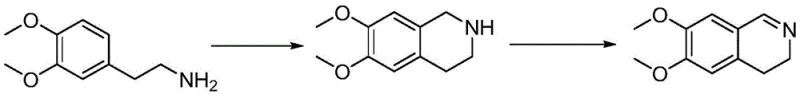 Prior art synthesis route utilizing noble metal catalysts