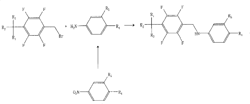 Reaction Scheme II illustrating the conventional direct alkylation method prone to dimerization