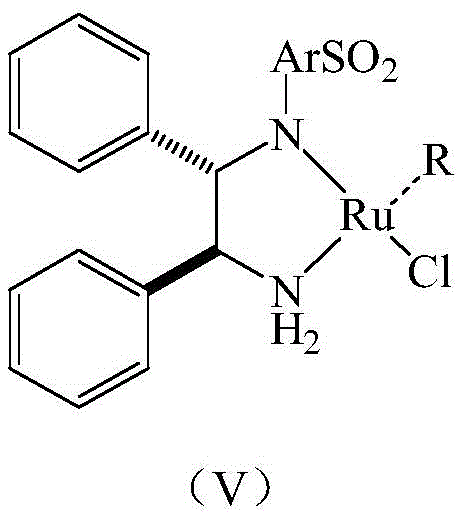 Structure of the Ruthenium catalyst used for asymmetric hydrogenation