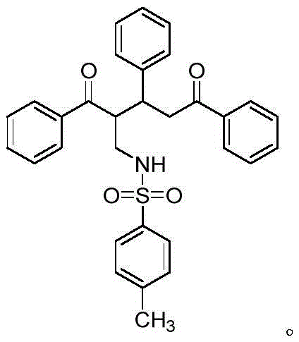 Chemical structure of the non-ring-closed byproduct formed due to insufficient reaction time