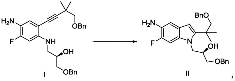 Novel Copper-catalyzed reaction scheme for Intermediate II synthesis