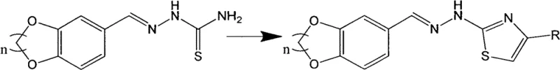 Final cyclization step forming the thiazole ring structure
