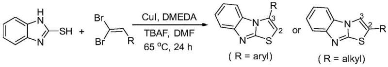 Prior art reaction scheme showing limitations of 1,1-dibromoolefin usage