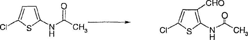 Optimized formylation step minimizing amidine byproduct formation