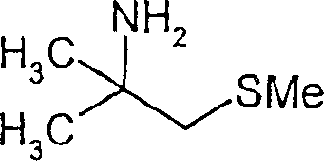 General reaction scheme showing the conversion of amino alcohols to thioalkylamine derivatives via sulfate ester intermediates